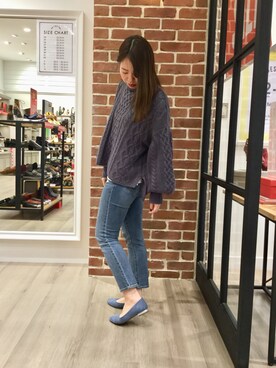 「ローヒール」｜WA ORientalTRaffic くずはモール店さん（レディース・160cm）の冬コーディネート
