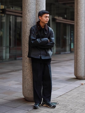 「RECOMMEND  ITEM STYLING」｜「アイテム（その他アウター）」を使った、Ryo Tanakaさん（メンズ・174cm）の秋コーディネート