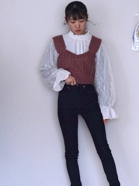 みゅうさん(レディース・158cm)の冬コーディネート