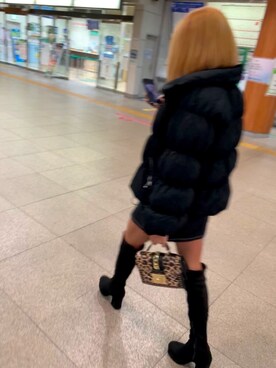 「Paul Smith（ポールスミス）のアイテム（ダウンジャケット/コート）」を使った、ブリ子さん（レディース・155cm）の冬コーディネート