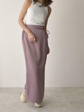 「アイテム（タンクトップ）」を使った、Lavish Gateさん（レディース・166cm）の夏コーディネート