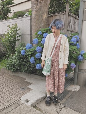 「haupia（ハウピア）のアイテム（バッグ、その他）」を使った、yukiiichang1029さん（レディース・158cm）の夏コーディネート