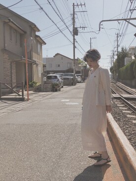 「0_1（リンイー）のアイテム」を使った、yukiiichang1029さん（レディース・158cm）の夏コーディネート