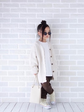 ss・_・さん(キッズ・110cm)の冬コーディネート