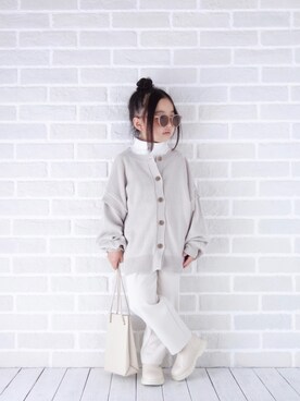 「アイテム（ブーツ）」を使った、ss・_・さん（キッズ・110cm）の春コーディネート