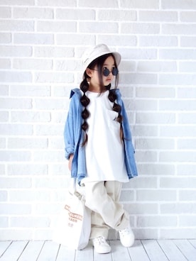 ss・_・さん（キッズ・110cm）の春コーディネート