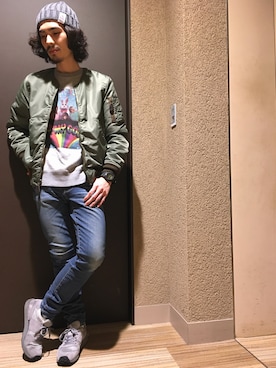 ikechanさん（メンズ・171cm）の冬コーディネート