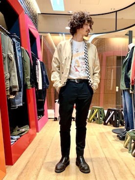 ikechanさん（メンズ・171cm）の春コーディネート