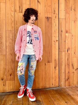 ikechanさん（メンズ・171cm）の春コーディネート