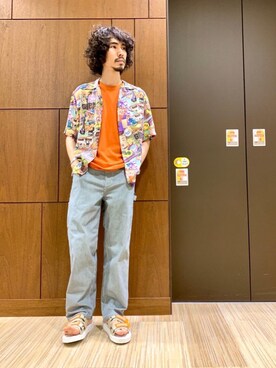 「アロハシャツ」｜ikechanさん（メンズ・171cm）の夏コーディネート