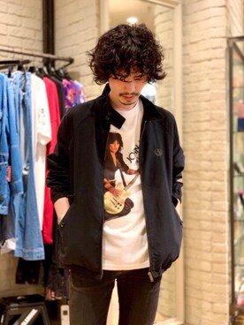「ロックコーデ」｜「アイテム（ブルゾン）」を使った、ikechanさん（メンズ・171cm）の秋コーディネート
