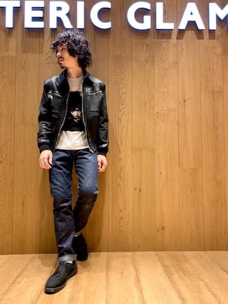 希少　ヒステリックグラマー　ジョニーサンダース　コラボ　ポロシャツ Yahoo!オークション - HYSTERIC GLAMOUR ヒステリックグラマー