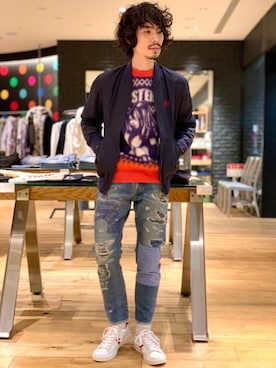 ikechanさん（メンズ・171cm）の冬コーディネート