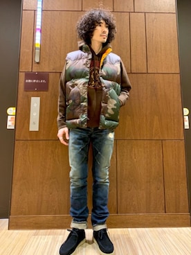 「でにむ」｜「アイテム（ブーツ）」を使った、ikechanさん（メンズ・171cm）の冬コーディネート