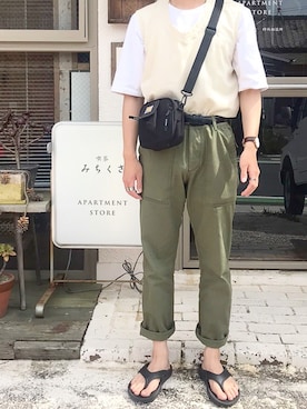「ミニタリー」｜まささん（メンズ・173cm）の夏コーディネート