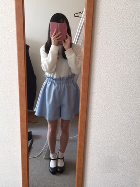 ブルーベリーみたいなイチゴさん（レディース・160cm）の春コーディネート