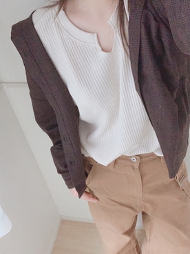 春さん（レディース・165cm）の冬コーディネート