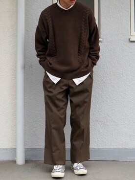 カフェオレ のメンズ人気ファッションコーディネート Wear