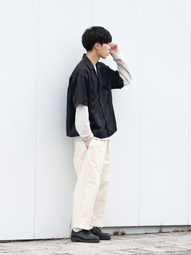 シャツ ブラウスを使った ロンt の人気ファッションコーディネート Wear