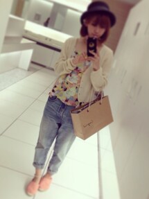 Ungrid | ハイウエストデニム(デニムパンツ)