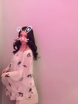 伊莱恩さん（レディース・156cm）の春コーディネート