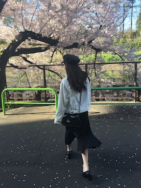 伊莱恩さん(レディース・156cm)の春コーディネート