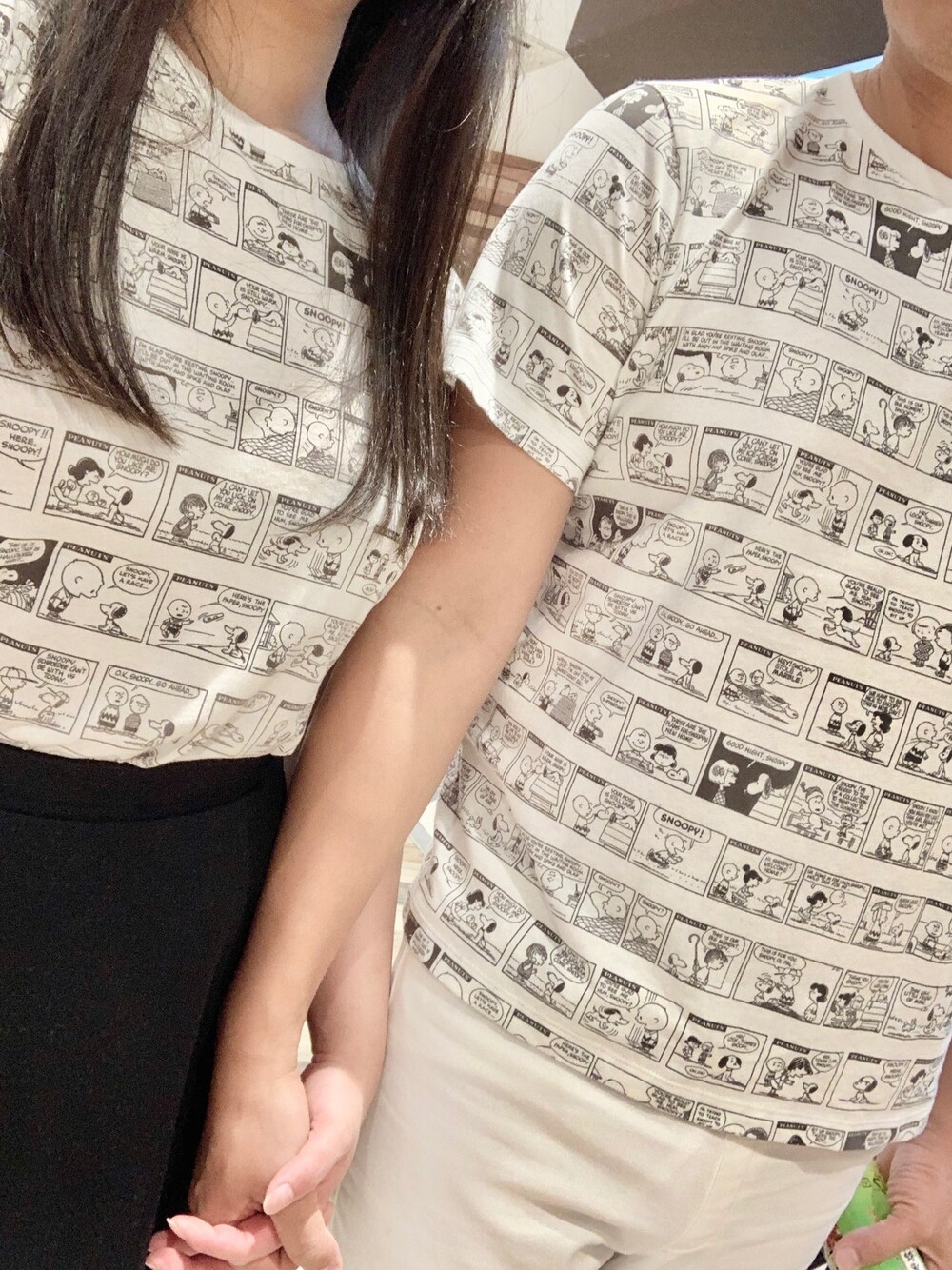 「date style♡、LOVE、ＳＮＯＯＰＹ　」｜「UNIQLOのアイテム（Tシャツ/カットソー、ホワイト系）」を使った、りささん（レディース・163cm）の夏コーディネートの1枚目の写真