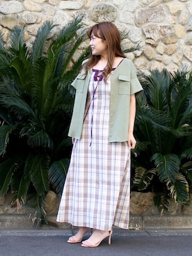 MIDORIさん（レディース・155cm）の夏コーディネート