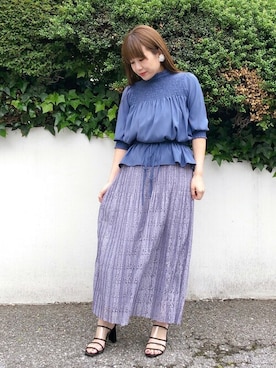 MIDORIさん（レディース・155cm）の夏コーディネート