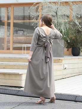 「DRWCYS（ドロシーズ）のアイテム」を使った、MIDORIさん（レディース・155cm）の夏コーディネート