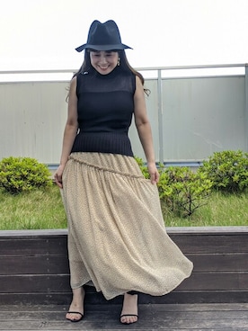 「DRWCYS（ドロシーズ）のアイテム」を使った、MIDORIさん（レディース・155cm）の夏コーディネート