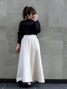 「DRWCYS（ドロシーズ）のアイテム」を使った、MIDORIさん（レディース・155cm）の秋コーディネート