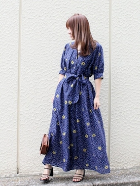 「DRWCYS（ドロシーズ）のアイテム（ワンピース/ドレス）」を使った、MIDORIさん（レディース・155cm）の冬コーディネート