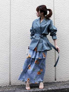 「DRWCYS（ドロシーズ）のアイテム（ジャケット/アウター）」を使った、MIDORIさん（レディース・155cm）の冬コーディネート
