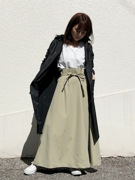「DRWCYS（ドロシーズ）のアイテム（スカート）」を使った、MIDORIさん（レディース・155cm）の春コーディネート