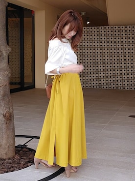 「DRWCYS（ドロシーズ）のアイテム（その他）」を使った、MIDORIさん（レディース・155cm）の春コーディネート