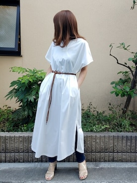 「DRWCYS（ドロシーズ）のアイテム（ワンピース/ドレス）」を使った、MIDORIさん（レディース・155cm）の春コーディネート