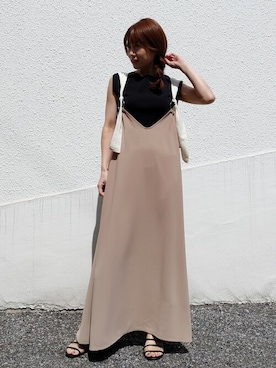 「ROSIEE（ロージー）のアイテム」を使った、MIDORIさん（レディース・155cm）の春コーディネート