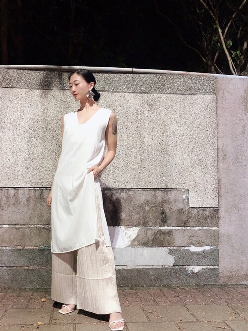 Ameri（アメリ）の「OTONA 2WAY LONG BLOUSE（シャツ/ブラウス）」 - WEAR