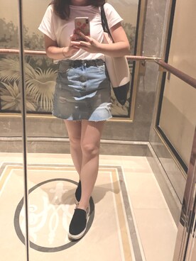 「eight sixty（エイト・シックスティ）のアイテム」を使った、ねこさん（レディース・149cm）の秋コーディネート