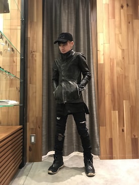 「KMRii」｜yoshiaki matsufujiさん（メンズ・165cm）の冬コーディネート