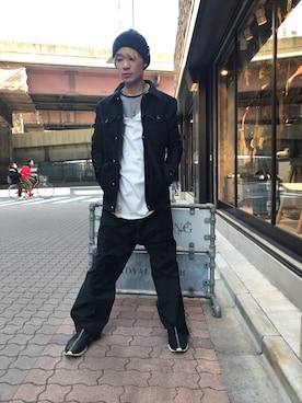 「incarnation（インカネーション）のアイテム」を使った、yoshiaki matsufujiさん（メンズ・165cm）の冬コーディネート