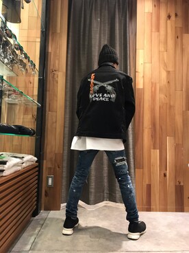 「OVERDESIGN（オーバーデザイン）のアイテム」を使った、yoshiaki matsufujiさん（メンズ・165cm）の春コーディネート