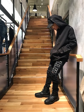 「KMRii」｜yoshiaki matsufujiさん（メンズ・165cm）の春コーディネート