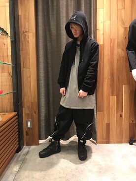 「ROYAL FLASH（ロイヤルフラッシュ）のアイテム（パンツ）」を使った、yoshiaki matsufujiさん（メンズ・165cm）の春コーディネート