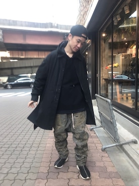 「Y-3（ワイスリー）のアイテム（ジャケット/アウター）」を使った、yoshiaki matsufujiさん（メンズ・165cm）の春コーディネート