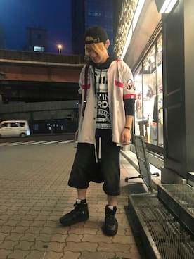 「ISAMU KATAYAMA BACKLASH（イサムカタヤマバックラッシュ）のアイテム（パンツ）」を使った、yoshiaki matsufujiさん（メンズ・165cm）の春コーディネート