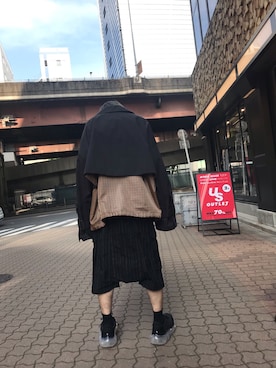 「A.A.Spectrum（エーエースペクトラム）のアイテム」を使った、yoshiaki matsufujiさん（メンズ・165cm）の夏コーディネート