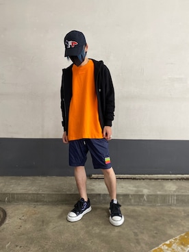 「muta（ムータ）のアイテム」を使った、yoshiaki matsufujiさん（メンズ・165cm）の夏コーディネート