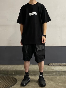 「ROYAL FLASH（ロイヤルフラッシュ）のアイテム（パンツ）」を使った、yoshiaki matsufujiさん（メンズ・165cm）の夏コーディネート
